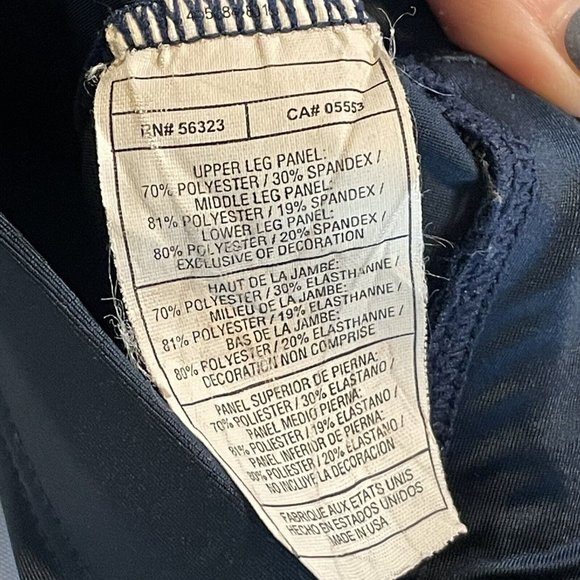 Nike Navy Blue Knee Length Mesh Back Drawstring Waist Boys Pants - Picture 7 of 10